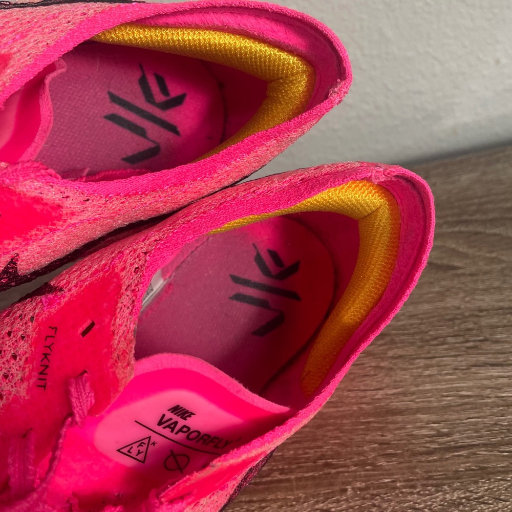 Nike ZoomX Vaporfly Next% 3 Mens 10 Hyper Pink Laser Orange DV4129-600 - Picture 11 of 13